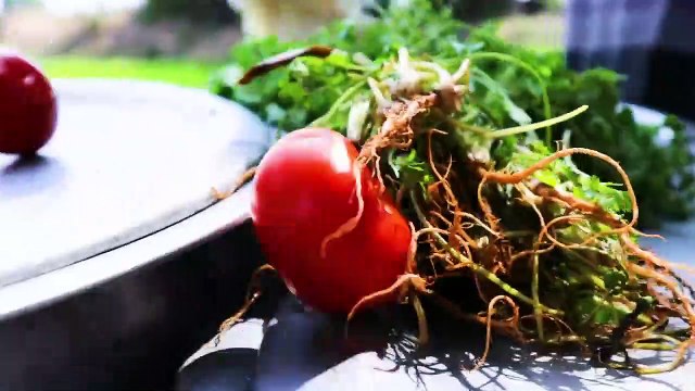 Grandpa Cooking TOMATA rice recipe with POTATO side dish village cooking....