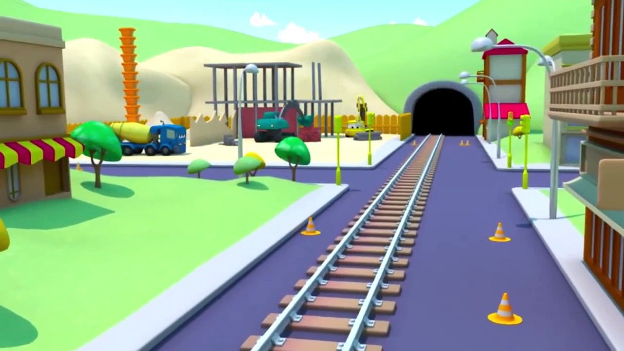 Troy le Train -  Ben le tracteur est coincé dans la BOUE ! - La Ville des Voitures