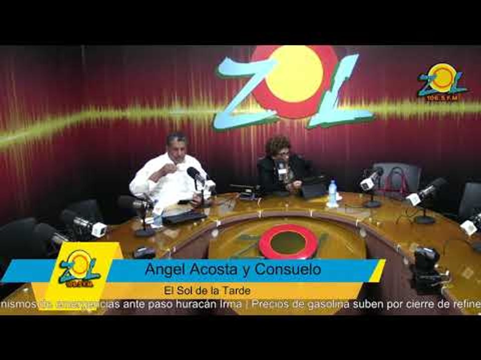 Angel Acosta y Consuelo Despradel comentan sobre el huracán Irma