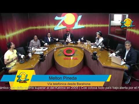 Melton Pineda reporta aun no se siente efectos de huracan Irma en Barahona