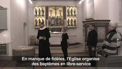 Danemark: le baptême en libre-service attire de nouveaux fidèles