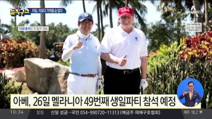 [핫플]아베, 이달 말 멜라니아 생일파티에 참석한다