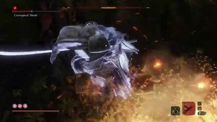 SEKIRO FIRST TIME PLAYTHROUGH PART 86 CORRUPTED MONK BOSS