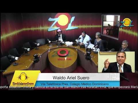 Waldo Ariel Suero mantiene el llamado a huelga de médicos a pesar de alerta por huracán María