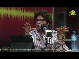 Consuelo Despradel sobre el dialogo en Venezuela dice "Ese dialogo esta destinado al fracaso"