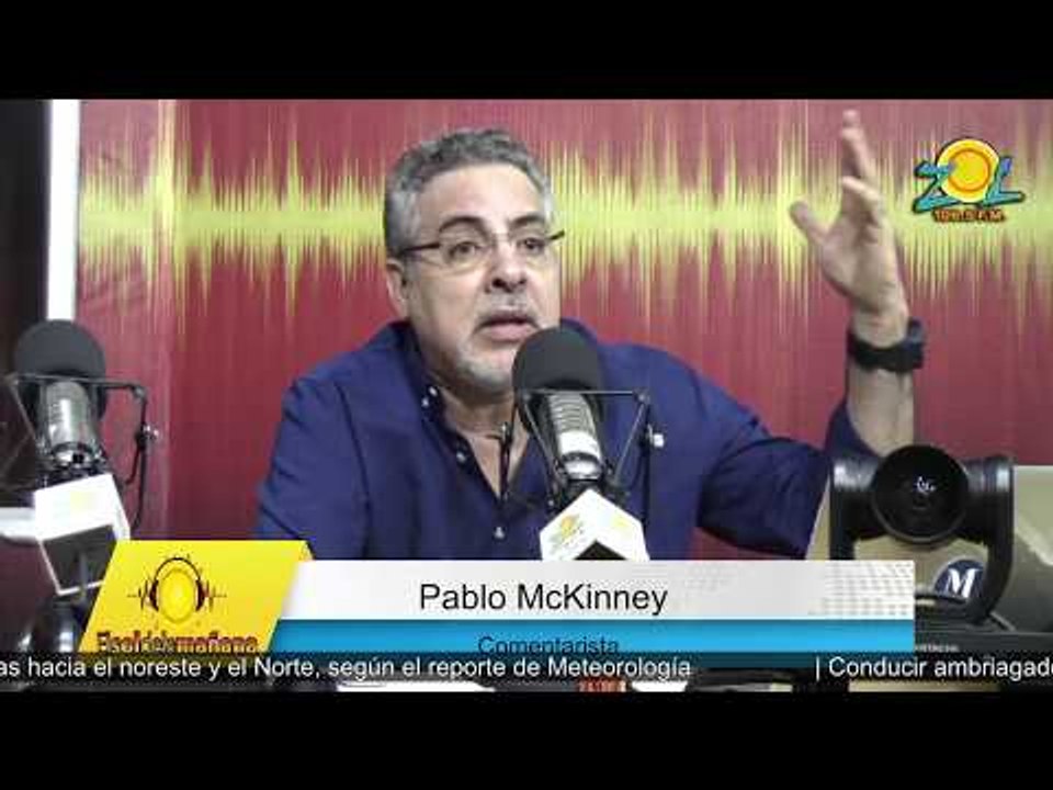 Pablo McKinney "Es triste ver como se arrabaliza el país por indecisión para aplicar la ley"