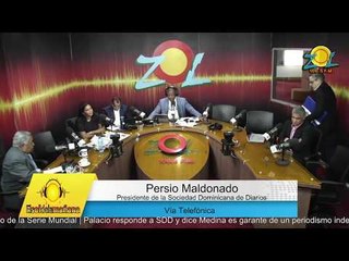 Persio Maldonado comenta el gobierno debe responder a las inquietudes de los medios