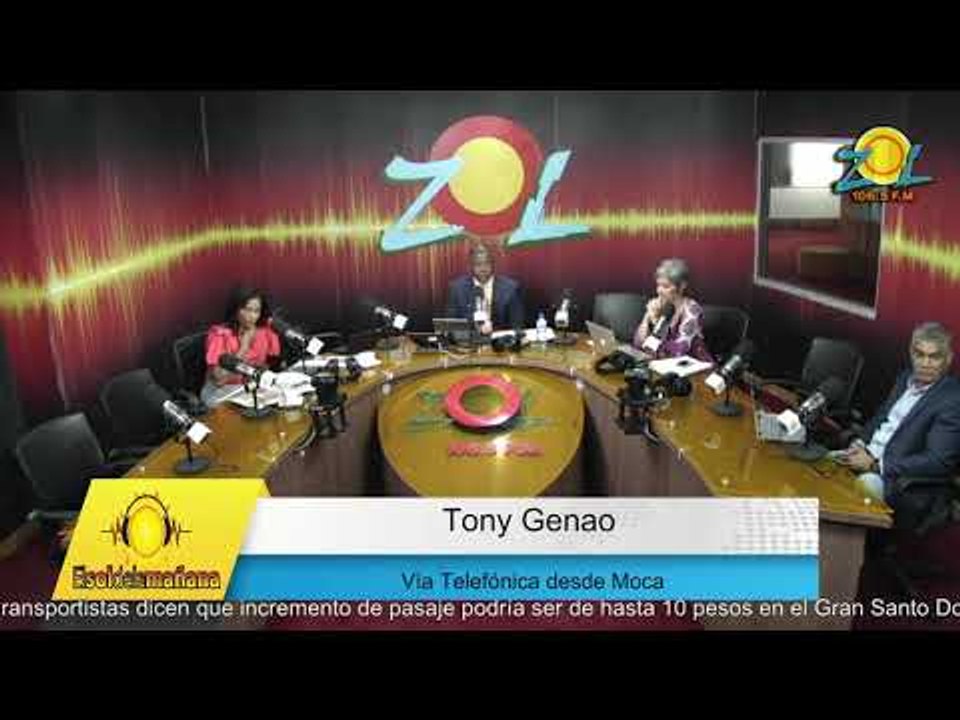 Tony Genao reporta desde Moca atraco a minubus de transporte interurbano