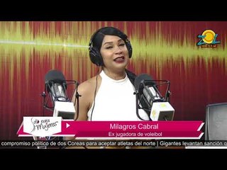 Milagros Cabral ex jugadora de Voleibol comenta sobre sus inicio en el Voleibol
