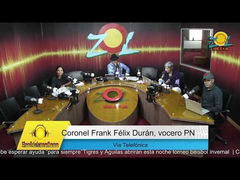 Coronel Frank Felix Duran comenta detalles sobre la investigación muerte abogado Yuniol Ramírez