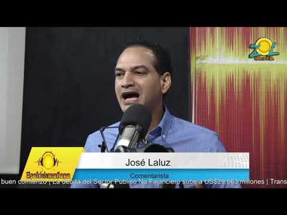 José Laluz "hay un problema de corrupción estructural en la mayoría de las instituciones publicas"