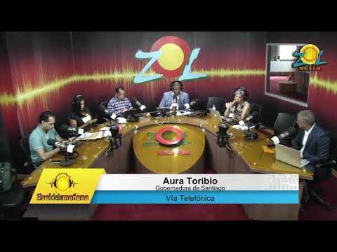 Aura Toribio gobernadora de Santiago invita a una caminata por la paz contra los feminicidios