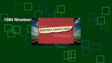 1984 Nineteen Eighty-Four