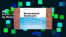 [BEST SELLING]  Government Contracts in a Nutshell (Nutshell Series) by Steven Feldman