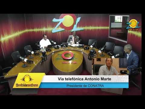 Antonio Marte presidente de CONATRA comenta situación sobre el transporte