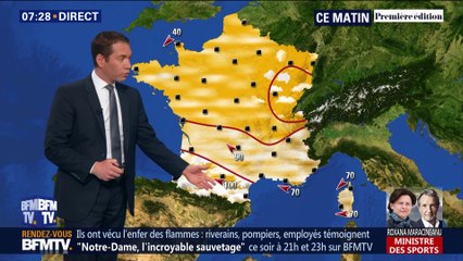 La météo pour ce vendredi 19 avril 2019