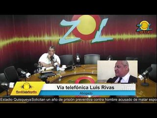 Abogado Luis Rivas "Yo acabo de poner una querella penal contra Claudio Camaño"