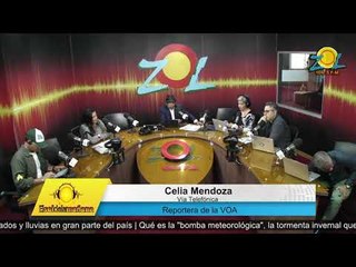 Celia Mendoza reporta situación en USA después del paso de la tormenta bomba