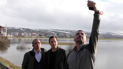 Kar sularının erimesi sonucu, Ardahan Ovası sular altında kaldı