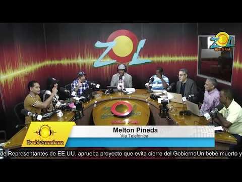 Melton Pineda comenta hombres armados asaltan camión de azúcar en Barahona