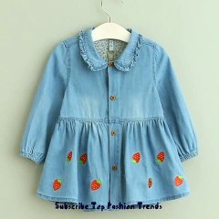 Baby Frock Blue Ray Jeans Stuff Branded Designs