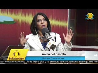 Anina del Castillo directora Pro Consumidor hace alerta de seguridad sobre gomas Cooper