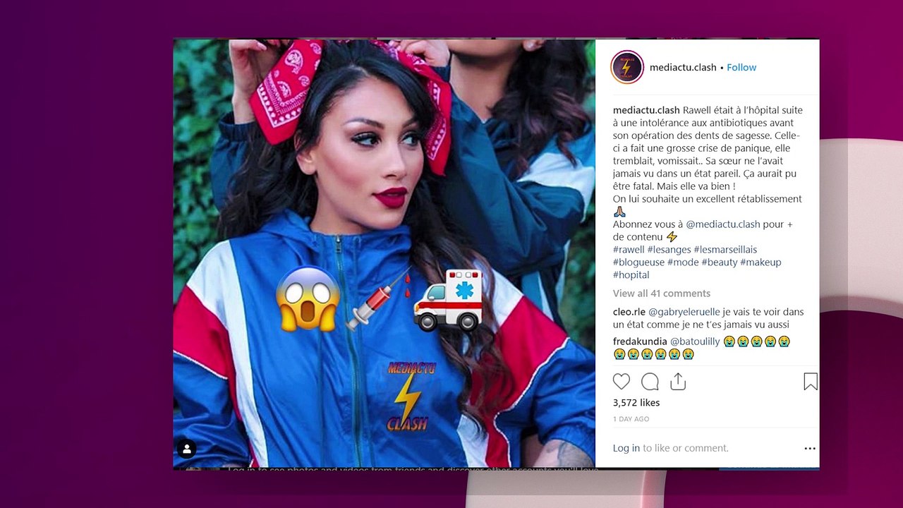 Rawell (Les Marseillais) hospitalisée d'urgence, sa sœur Rania fait de grosses révélations