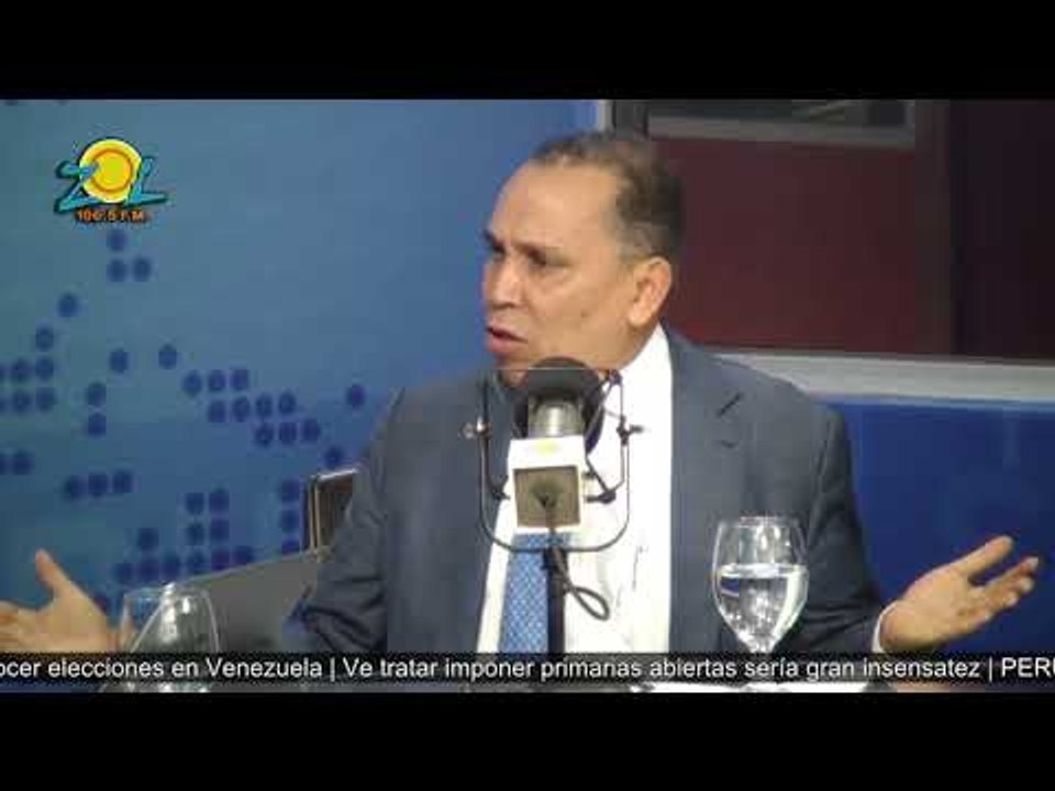 Radhamés Jiménez comenta sobre la ley de partidos y situación en el PLD