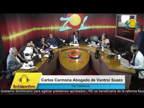 Carlos Carmona Mateo abogado de Vantroi Suazo comenta sobre el caso de violencia domestica