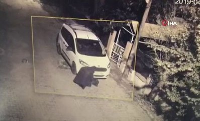Silivri'de Park Halindeki Araç Böyle Kundaklandı