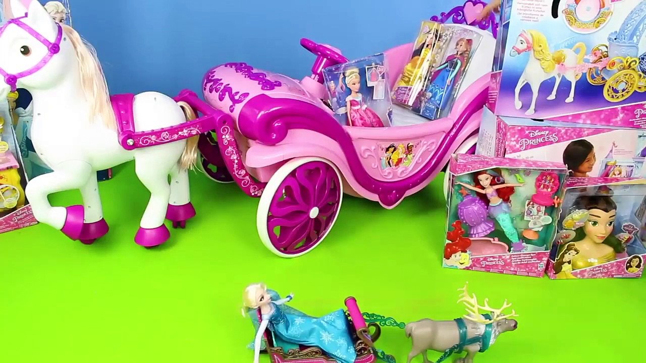 Disney Princesse Transport Toy Dolls: Raiponce, Congelés Elsa, Cendrillon, Ariel & Belle Poupée pour les Enfants | Gertie S. Bresa
