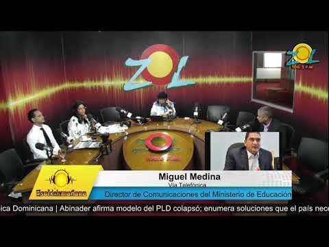 Miguel Medina vocero ministerio de educación comenta conflicto con directores regionales de ADP