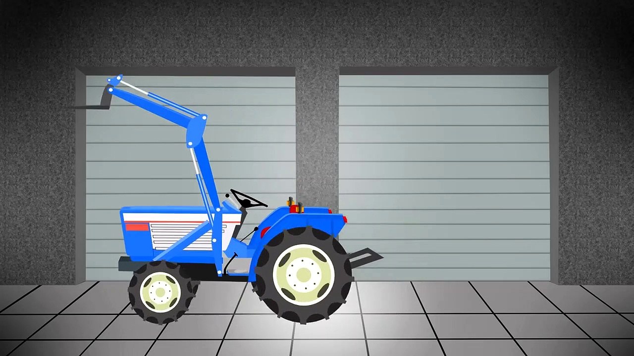 جرار للأطفال | حكايات | آلات زراعية | جرار الرسوم المتحركة للأطفال - تصميم
