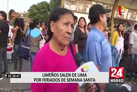 Semana Santa 2019: limeños salen de la capital a pesar del incremento de los pasajes
