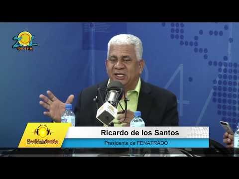 Ricardo de los Santos presidente de Fenatrado comenta situación sobre el transporte de carga