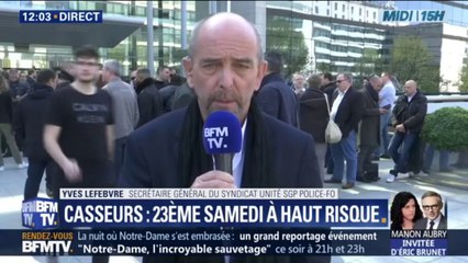 Gilets jaunes : "On va pouvoir aller au contact", annonce le secrétaire général d'Unité SGP Police-FO