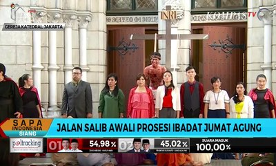 Jalan Salib Awali Prosesi Ibadat Jumat Agung