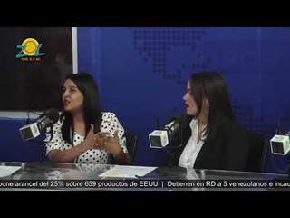 Diana Mejia y Nathalia Gomez, del CONAPE informan actividades que realizará la institución