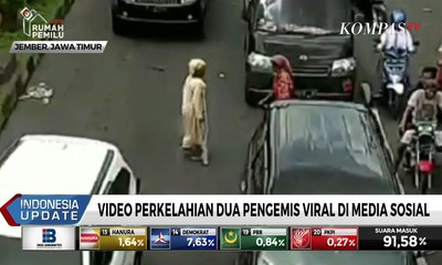 Video Perkelahian 2 Pengemis Viral di Medsos