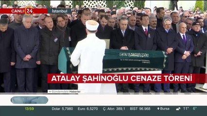 Atalay Şahinoğlu için cenaze töreni