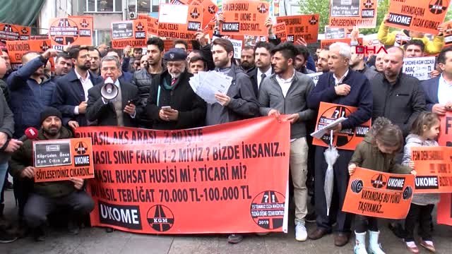 İstanbul- 15 Temmuz Şehitler Köprüsü Mağdurları Ceza Affı İçin Eylem Yaptı