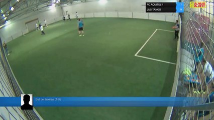 But de thomas (1-9) - FC AQUITEL 1 Vs LUSITANOS - 18/04/19 20:00 - LIGUE 2 - Poitiers Game Parc