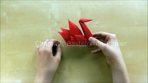 Servietten falten einfach: Origami Schwan falten mit Papier-Servietten - Schnell Tischdeko basteln