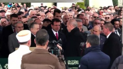 Cumhurbaşkanı Erdoğan eski İTO Başkanı Atalay Şahinoğlu'nun cenazesine katıldı