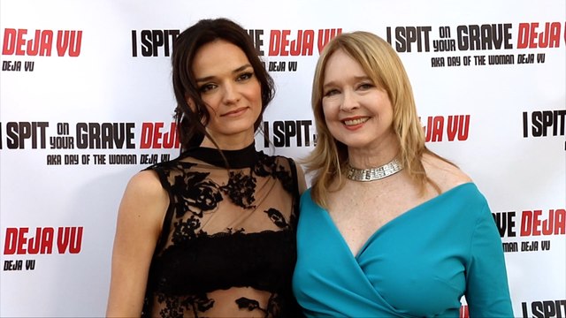 Jamie Bernadette, Camille Keaton I Spit on Your Grave: Deja Vu Premiere Red Carpet