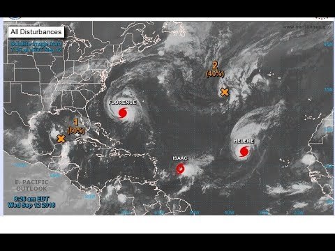 Ing. Gloria Ceballos comenta avance de tormenta Issac y huracán Florence hacia Estados Unidos