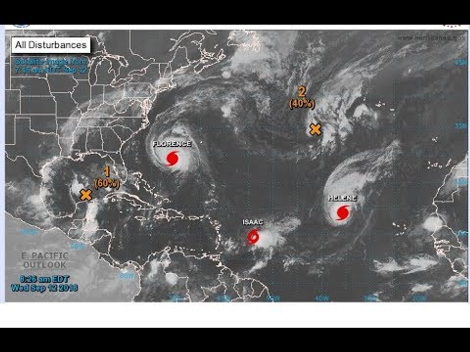 Ing. Gloria Ceballos comenta avance de tormenta Issac y huracán Florence hacia Estados Unidos