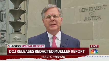 News’ Pete Williams Reads Excerpts From Mueller Report |