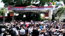 Pidato Syukuran, Prabowo Tanpa Sandiaga Uno