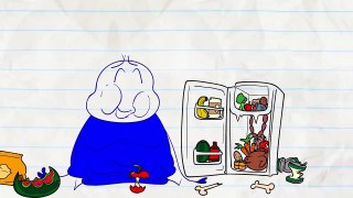 Crayon Amusant
 est Hangry! - RÉFRIGÉRATEUR OVER TROUBLED WATER - Animation
 Dessins animés